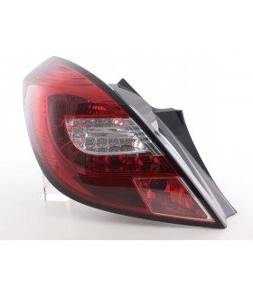 Feux arrières - Feux arrières LED Set Opel Corsa D 3 portes 06-10 rouge / clair…