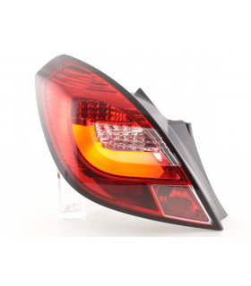 Feux arrières - Feux arrières LED Set Opel Corsa D 3 portes 06-10 rouge / clair…