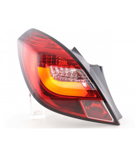 Feux arrières - Feux arrières LED Set Opel Corsa D 3 portes 06-10 rouge / clair…