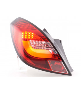 Feux arrières - Feux arrières LED Set Opel Corsa D 3 portes 06-10 rouge / clair…