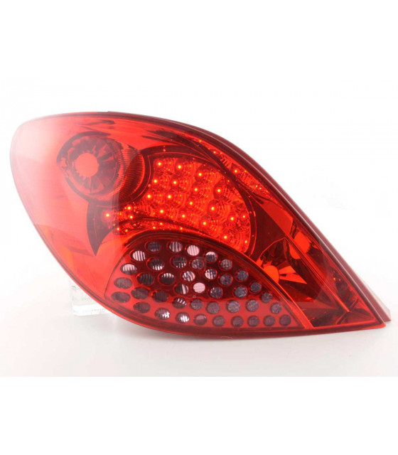 Feux arrières - Kit feux arrières LED Peugeot 207 06-09 rouge…