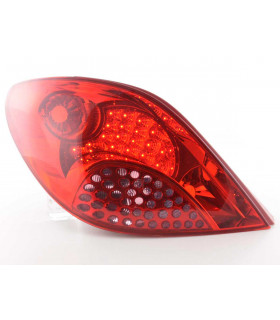 Feux arrières - Kit feux arrières LED Peugeot 207 06-09 rouge…