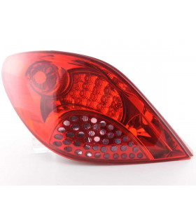 Feux arrières - Kit feux arrières LED Peugeot 207 06-09 rouge…