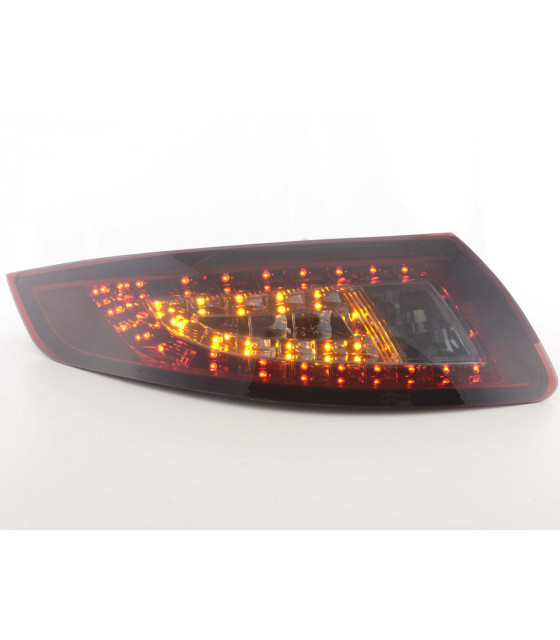 Feux arrières - Kit feux arrière à LED Porsche 911 type 997 05-09 rouge / noir…