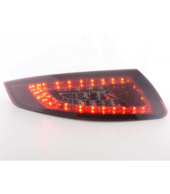 Feux arrières - Kit feux arrière à LED Porsche 911 type 997 05-09 rouge / noir…