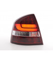 Feux arrières - Set feux arrières LED Skoda Octavia 1Z Limo 05-12 rouge / clair…