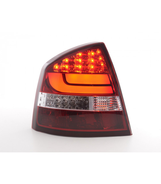 Feux arrières - Set feux arrières LED Skoda Octavia 1Z Limo 05-12 rouge / clair…