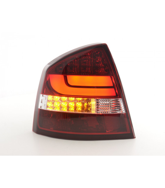 Feux arrières - Set feux arrières LED Skoda Octavia 1Z Limo 05-12 rouge / clair…