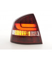 Feux arrières - Set feux arrières LED Skoda Octavia 1Z Limo 05-12 rouge / clair…