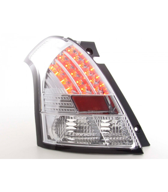 Feux arrières - Kit feux arrières LED Suzuki Swift 04-10 chrome…