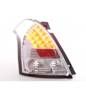 Feux arrières - Kit feux arrières LED Suzuki Swift 04-10 chrome…