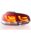 Feux arrières - Kit feux arrières LED VW Golf 6 type 1K 2008-2012 rouge / clair…