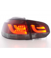 Feux arrières - Kit feux arrières LED VW Golf 6 type 1K 2008-2012 rouge / noir…