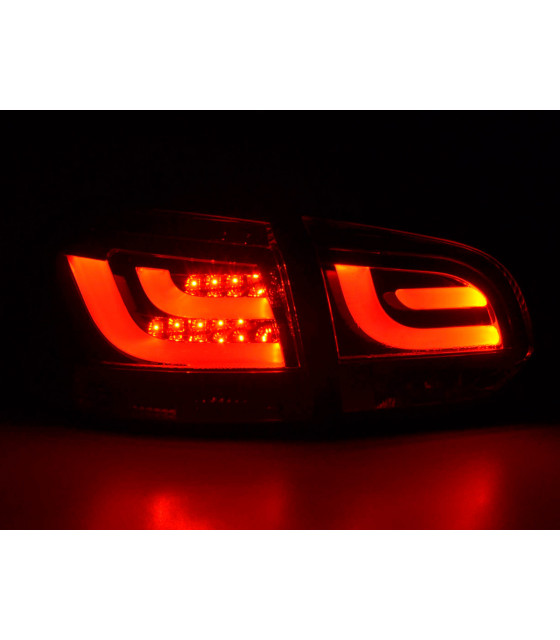 Feux arrières - Kit feux arrières LED VW Golf 6 type 1K 2008-2012 rouge / noir…