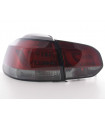 Feux arrières - Kit feux arrières LED VW Golf 6 type 1K 2008-2012 rouge / noir…