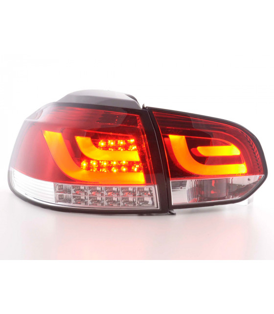 Feux arrières - Set feux arrières LED VW Golf 6 type 1K 2008 à 2012 rouge /