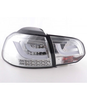 Feux arrières - Set feux arrières LED VW Golf 6 type 1K 2008-2012 chrome avec