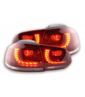 Feux arrières - Kit feux arrières LED VW Golf 6 type 1K 2008-2012 rouge / clair…