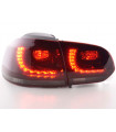 Feux arrières - Feux arrières à LED VW Golf 6 Type 1K 2008-2012 rouge / noir