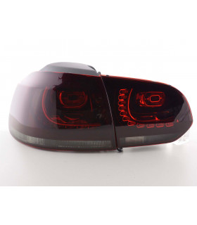 Feux arrières - Feux arrières à LED VW Golf 6 Type 1K 2008-2012 rouge / noir