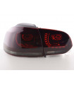 Feux arrières - Feux arrières à LED VW Golf 6 Type 1K 2008-2012 rouge / noir