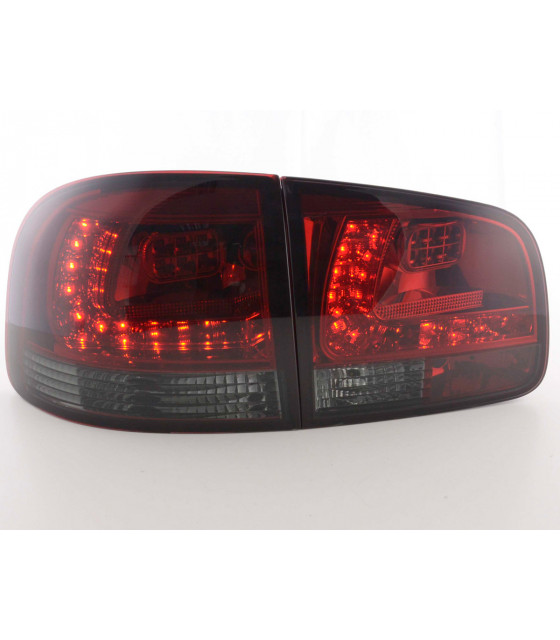 Feux arrières - Kit feux arrières LED VW Touareg type 7L 03-09 rouge / noir…