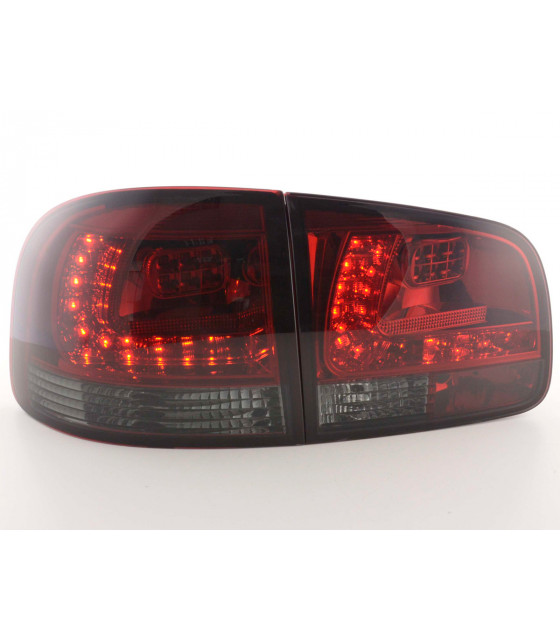 Feux arrières - Kit feux arrières LED VW Touareg type 7L 03-09 rouge / noir…