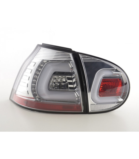 Feux arrières - Kit feux arrières LED VW Golf 5 03-08 chrome…