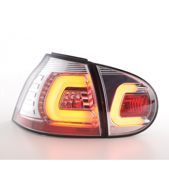 Feux arrières - Kit feux arrières LED VW Golf 5 03-08 chrome…