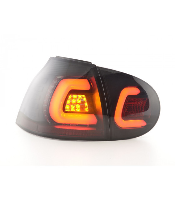 Feux arrières - Kit feux arrières LED VW Golf 5 03-08 noir…