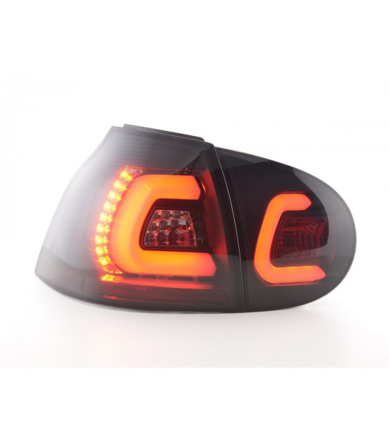 Feux arrières - Kit feux arrières LED VW Golf 5 03-08 noir…