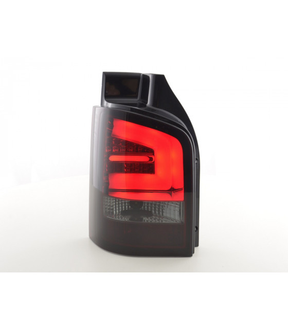 Feux arrières - Kit feux arrières LED VW Bus T5 03-10 rouge / noir…