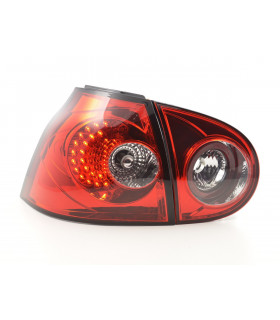 Feux arrières - Kit feux arrières LED VW Golf 5 type 1K 2003-2008 rouge pour