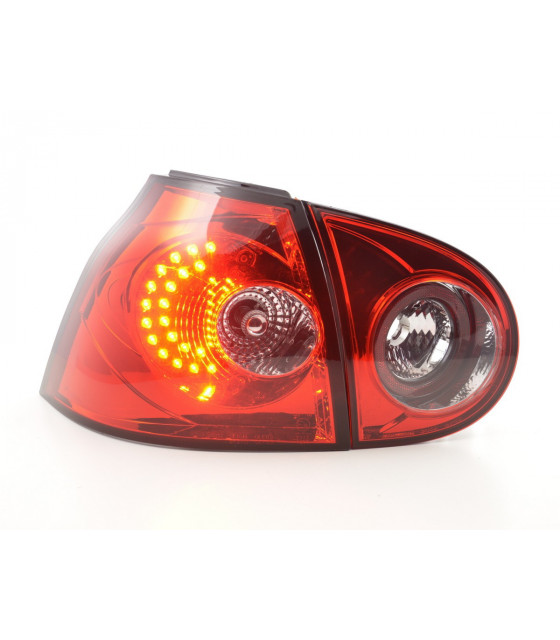 Feux arrières - Kit feux arrières LED VW Golf 5 type 1K 2003-2008 rouge pour