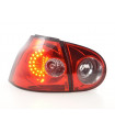 Feux arrières - Kit feux arrières LED VW Golf 5 type 1K 2003-2008 rouge pour