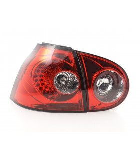 Feux arrières - Kit feux arrières LED VW Golf 5 type 1K 2003-2008 rouge pour