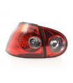 Feux arrières - Kit feux arrières LED VW Golf 5 type 1K 2003-2008 rouge pour