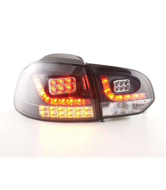 Feux arrières - Kit feux arrières LED VW Golf 6 type 1K 2008-2012 noir avec