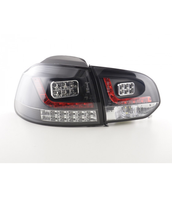 Feux arrières - Kit feux arrières LED VW Golf 6 type 1K 2008-2012 noir avec