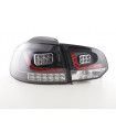 Feux arrières - Kit feux arrières LED VW Golf 6 type 1K 2008-2012 noir avec