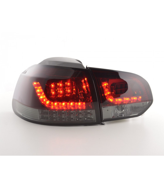 Feux arrières - Kit feux arrières LED VW Golf 6 type 1K 2008-2012 rouge / noir