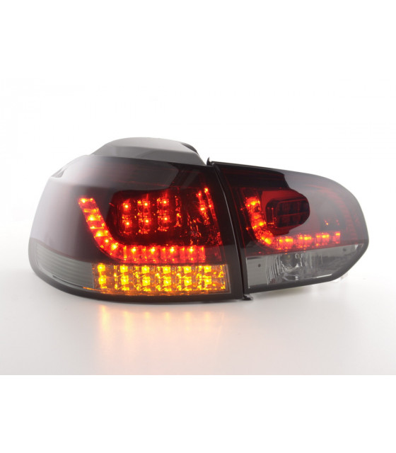 Feux arrières - Kit feux arrières LED VW Golf 6 type 1K 2008-2012 rouge / noir