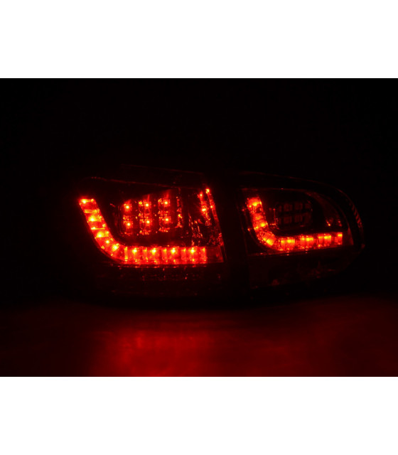 Feux arrières - Kit feux arrières LED VW Golf 6 type 1K 2008-2012 rouge / noir