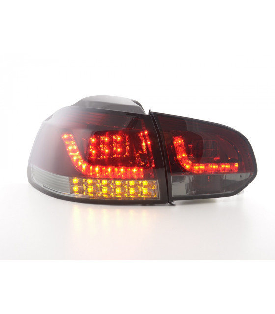 Feux arrières - Kit feux arrière LED VW Golf 6 1K 08-13 rouge / noir…