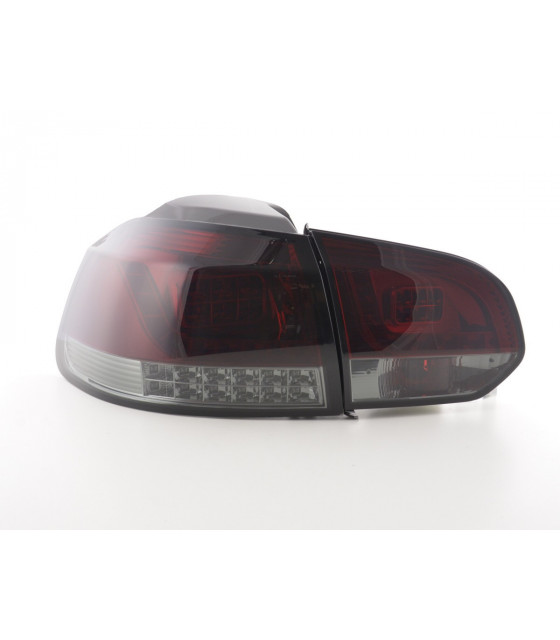 Feux arrières - Kit feux arrière LED VW Golf 6 1K 08-13 rouge / noir…