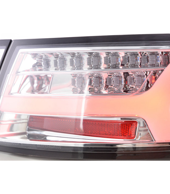 Feux arrières - Kit feux arrières LED Lightbar Audi A6 4F Limo 08-11 chrome…