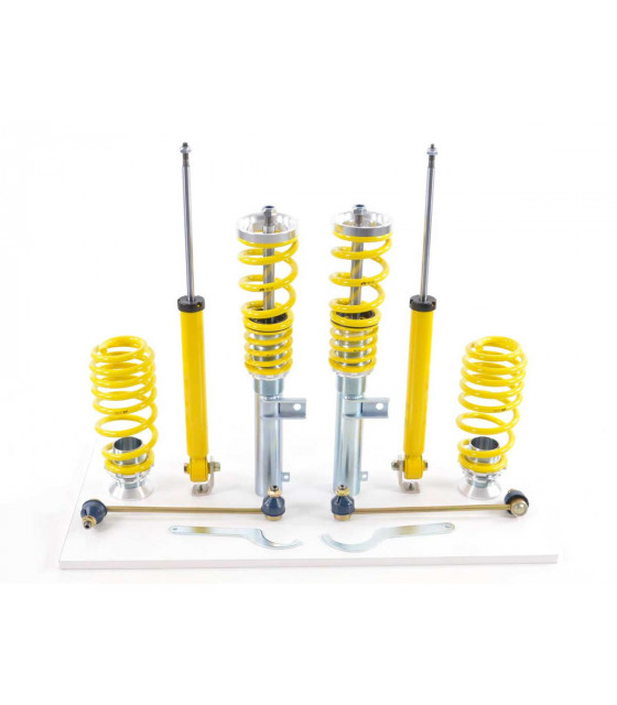 Suspension hélicoïdale - Kit combinés filetés inox FK VW Golf 5 1K 2003-2008