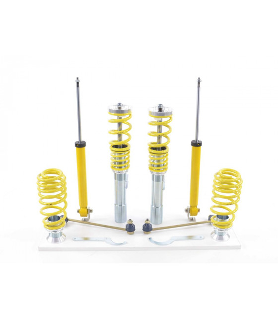 Suspension hélicoïdale - Kit combinés filetés dureté FK VW Golf 5 1K 2003-2008