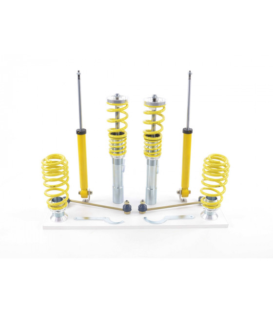 Suspension hélicoïdale - Kit combinés filetés dureté FK Audi A3 8P / 8PA