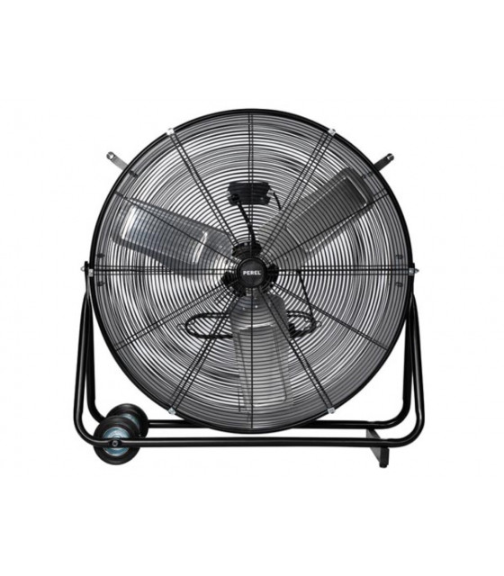 Refroidissement - VENTILATEUR DE SOL - TAMBOUR - METAL - O 75 cm - NOIR…